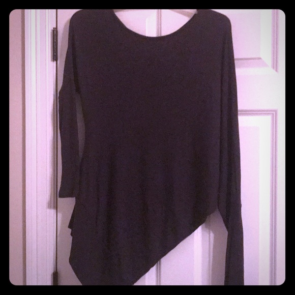 Asymmetrical off-shoulder long sleeve sweater - Picture 1 of 1